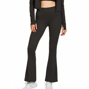 NEW🖤Zenana Brushed Microfiber Flare Leggings Black Small